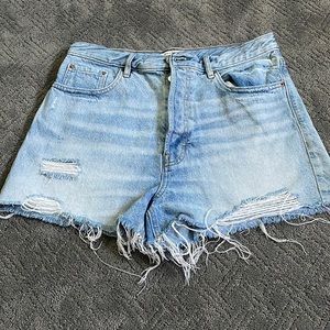 Pacsun Light blue high rise vintage jean shorts